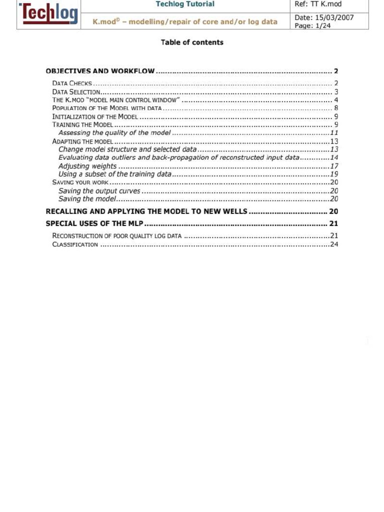 KMod Modeling | PDF
