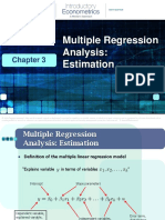 3 Multiple Regression Analysis Estimation