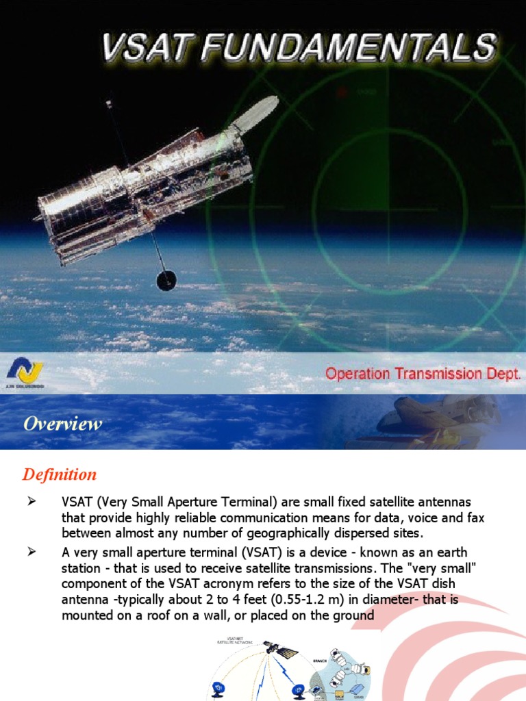 Vsat Fundamentals Pdf Channel Access Method Communications Satellite