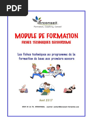 Module Secourisme Pdf Saignement Pouls