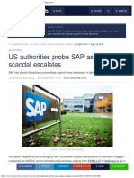 US Authorities Probe SAP As Gupta Scandal Escalates - Moneyweb