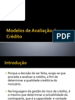 Modelos de Avaliação de Crédito