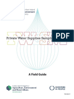 DWI Private Water Supplies Sampling Manual