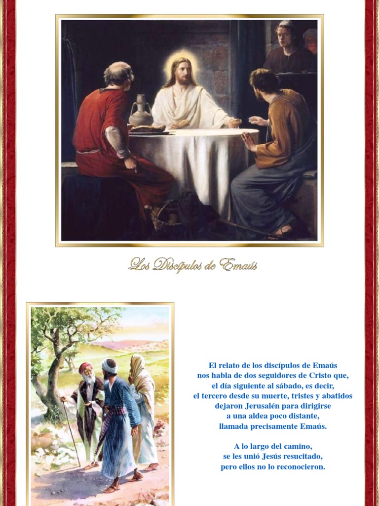 Los Discipulos de Emaus | PDF | La resurrección de Jesús | Cristo (título)