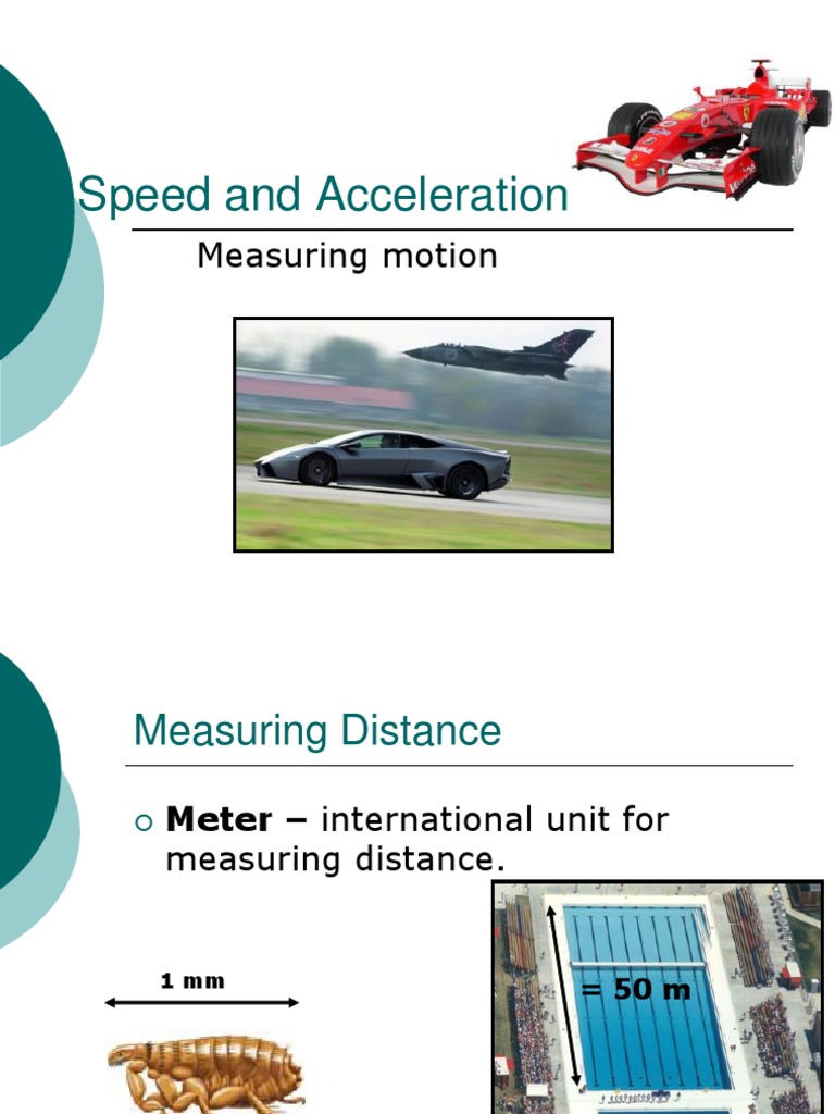 Speed, Acceleration, and Motion Basics | PDF | Speed | Velocity