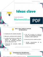 Ideas Clave Matemáticas nuevo modelo educativo