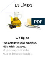 Lipids 1 Caracteristiques Funcions Acids Grassos