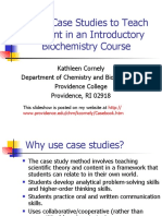 Using Case Studies to Teach Biochemistry