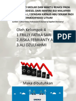 Rasio Molar dan Waktu Reaksi