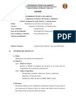 Informe - Sistema de Comunicacion