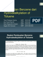 Production of Benzene via the Hydrodealkylation of Toluene.pptx