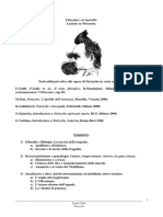 Lezione Su Nietzsche PDF