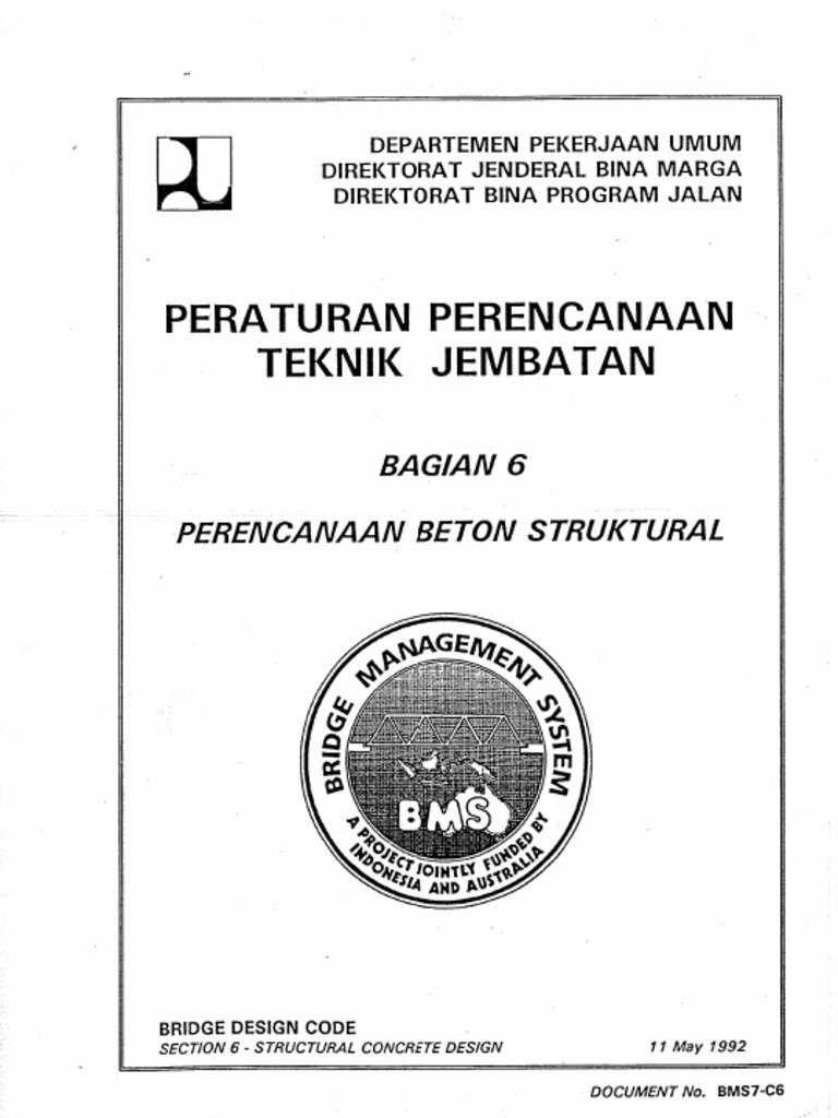 Bridge Design Code Vol 1 Bagian 6 PDF