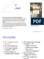Chapter 2, 3 Transport Layer: A Note On The Use of These PPT Slides