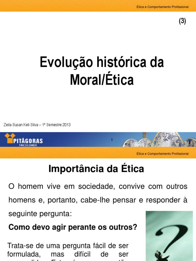 Evolução Histórica da Ética e Moral | PDF | Moralidade | Felicidade