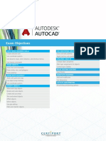 ACU AutoCAD Exam Objectives 2016