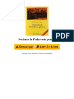 Nociones de Prehistoria General by Jorge Juan Eiroa