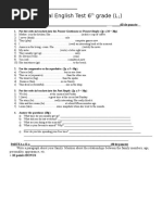 Test Initial Cl 6 L1