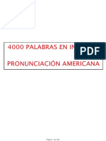 4000 Palabras en Ingles y Pronunciacion Americana