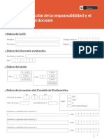 Pauta de Valoración de La Responsabilidad y El Compromiso Del Docente