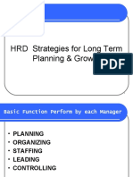 HRD Strategies for Long Term Growth & Competitive Advantage