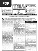 Branch Executive Committee Vawi 8-Na: Tualchhung