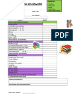 End of Year Assessment: English Language Development