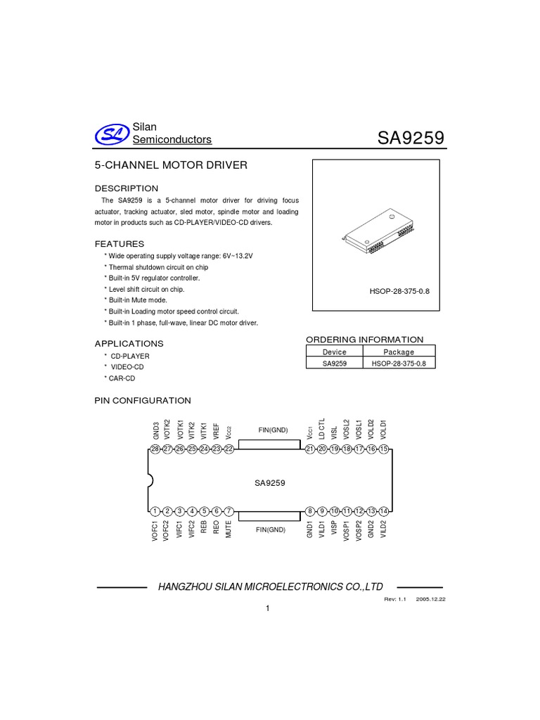 SA9259 | Download Free PDF | Bipolar Junction Transistor | Electrical ...