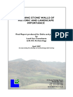 Defining Stone Walls of Historic and Landscape Importance