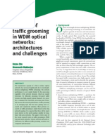 A Review of Traffic Grooming in WDM Optical Networks: Architectures and Challenges