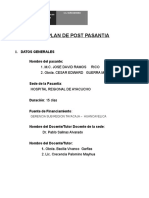 Plan Post Pasantia Surcubamba