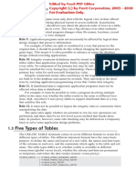 Five Types of Tables: Chapter 1: Creating