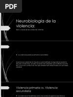 Neurobiología de La Violencia