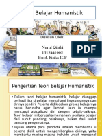 Teori Belajar Humanistik