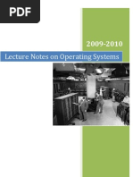 Lecture Notes On Operating Systems