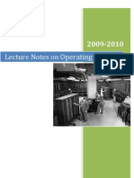 Lecture Notes On Operating Systems