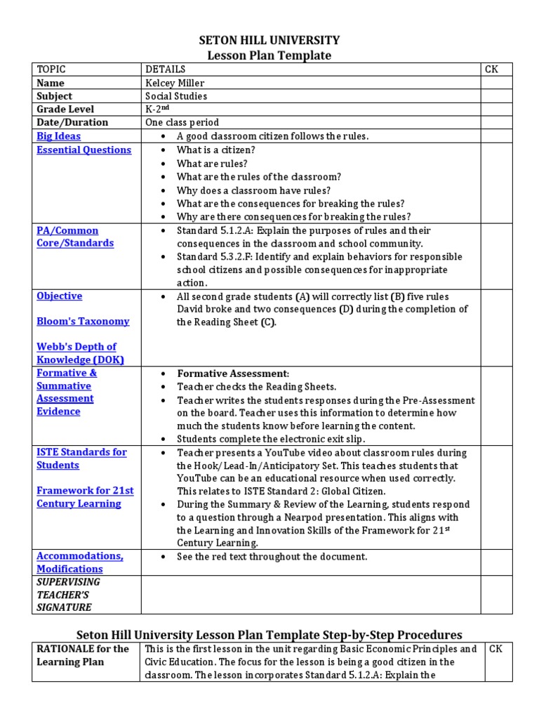 plan for a case study