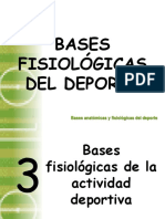 Bases Fisiológicas Del Deporte.