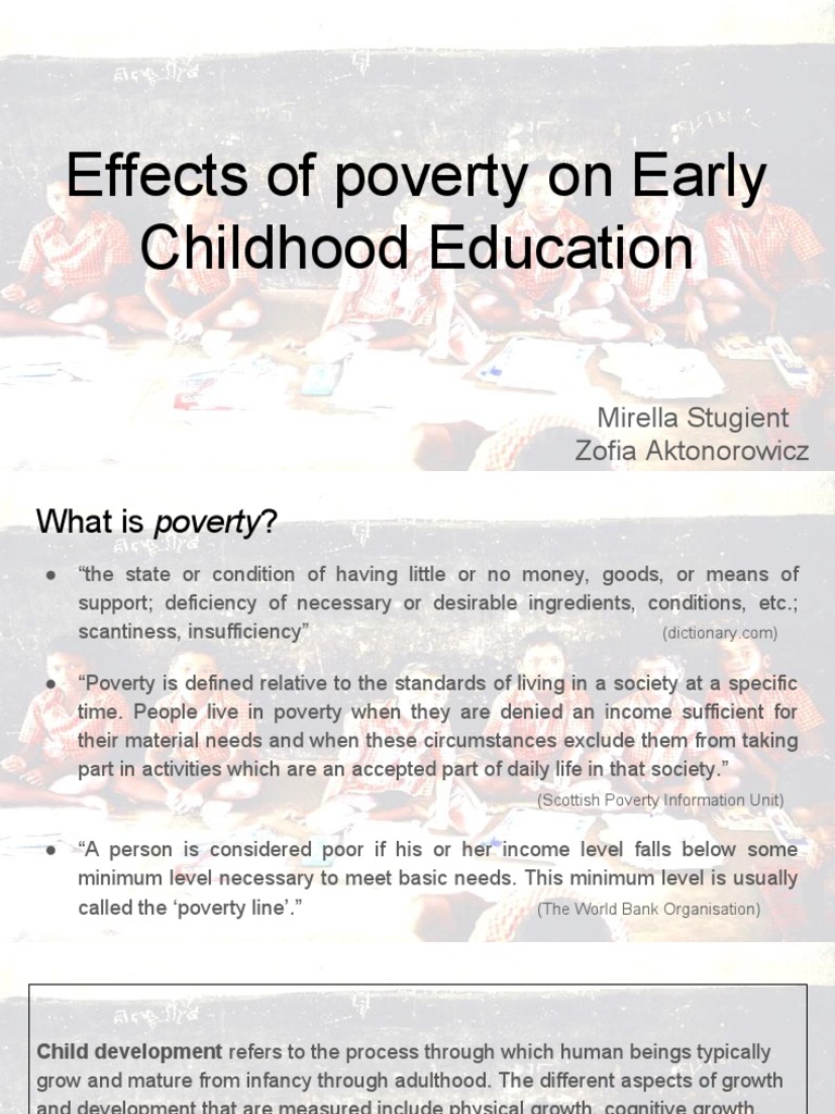 literature review on effects of poverty on education