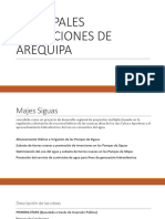 Principales Irrigaciones de Arequipa