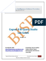 Cognos 8 BI Query Studio Lab Guide