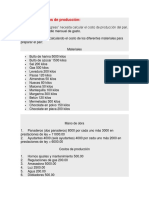 Ejemplo de Costos de Producción