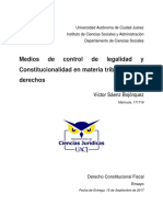 Medios de Control de Legalidad y Constitucionalidad en Materia Tributaria y de Derechos