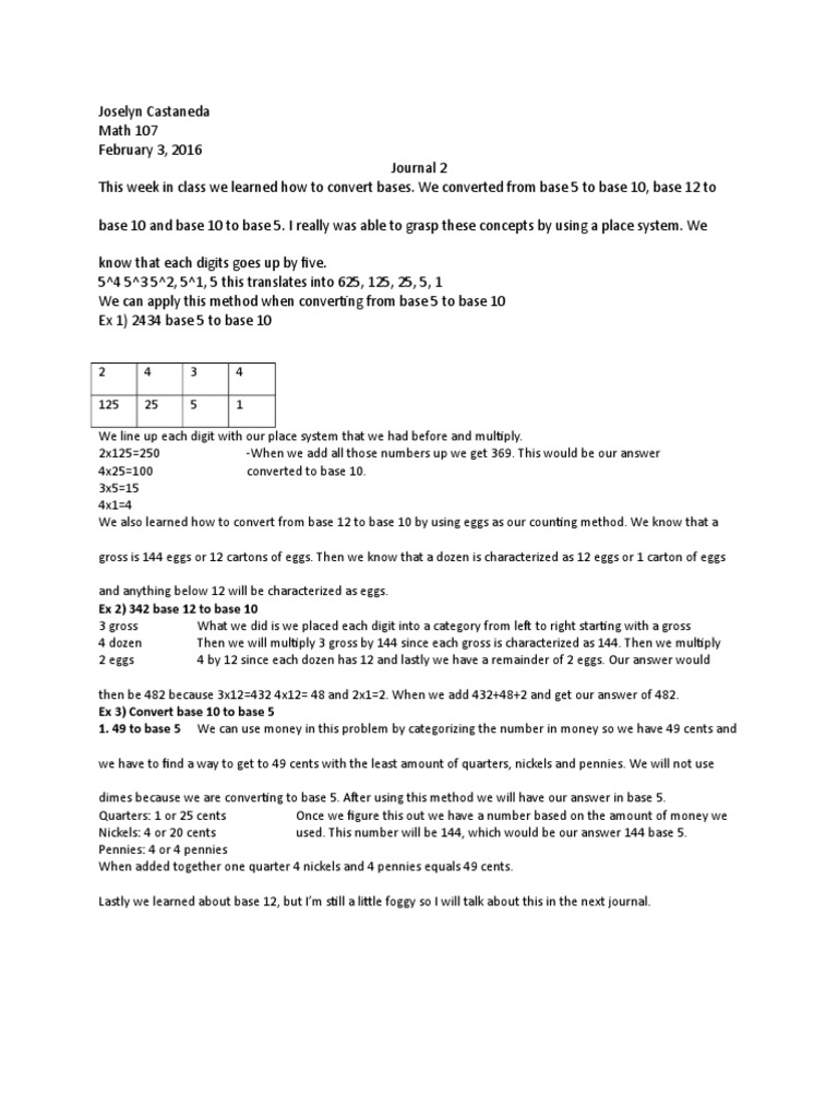 Base Conversion Techniques Explained | PDF | Cooking, Food & Wine ...