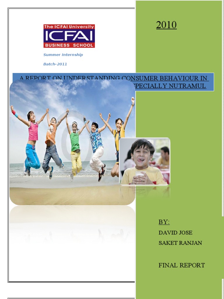 Final Sip Report by David Jose and Saket Ranjan | PDF | Factor Analysis ...