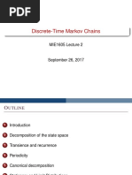 Discrete-Time Markov Chains: MIE1605 Lecture 2