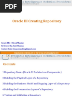 OBIEE Repository Basics by BISP