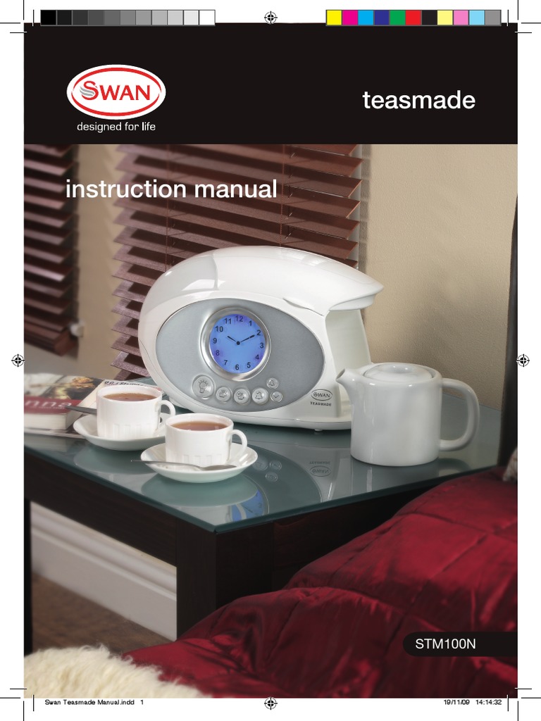 Swan Teasmade Instructions 14140 Home Appliance Equipment