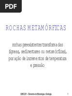 Rochas Metamórficas