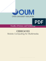 CBMC4104 Mobile Computing For Multimedia